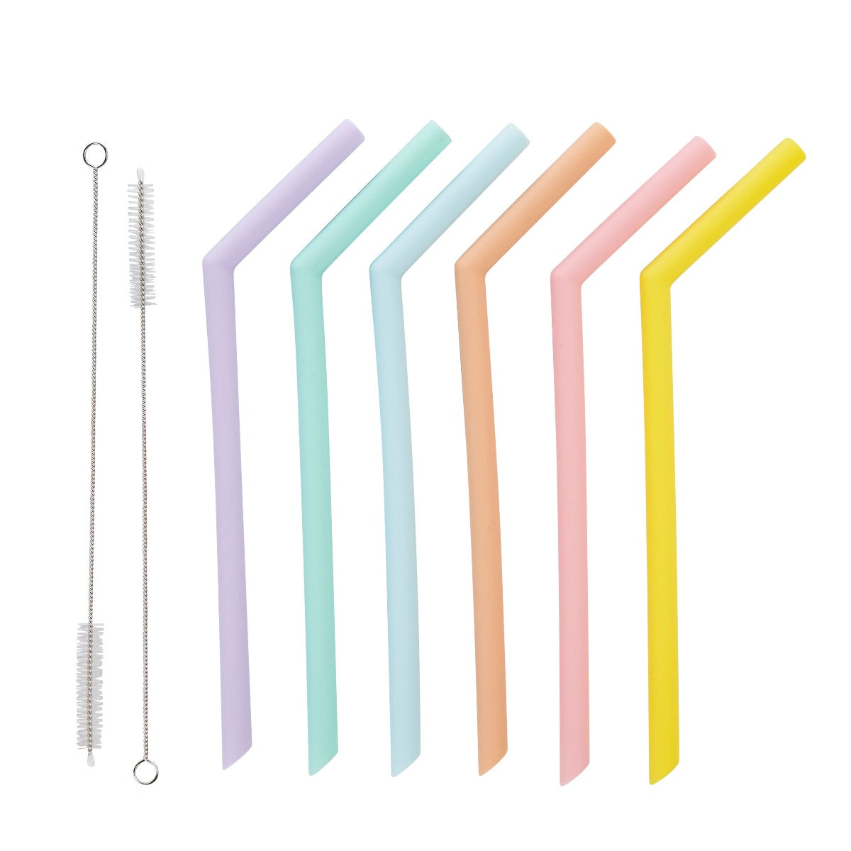 Miss Étoile silikone sugerør - 6 stk. - Bahne